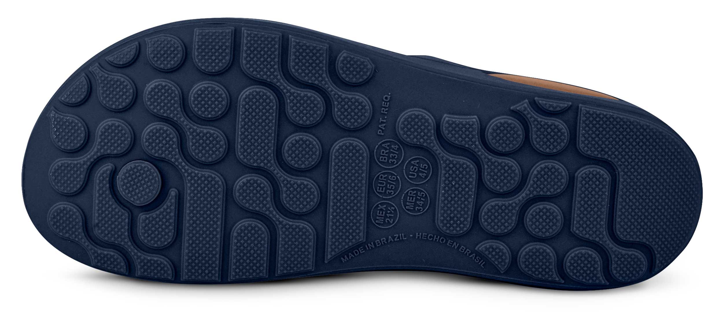 Sandalia Lilly Hombre Blue / Crepe Brasil