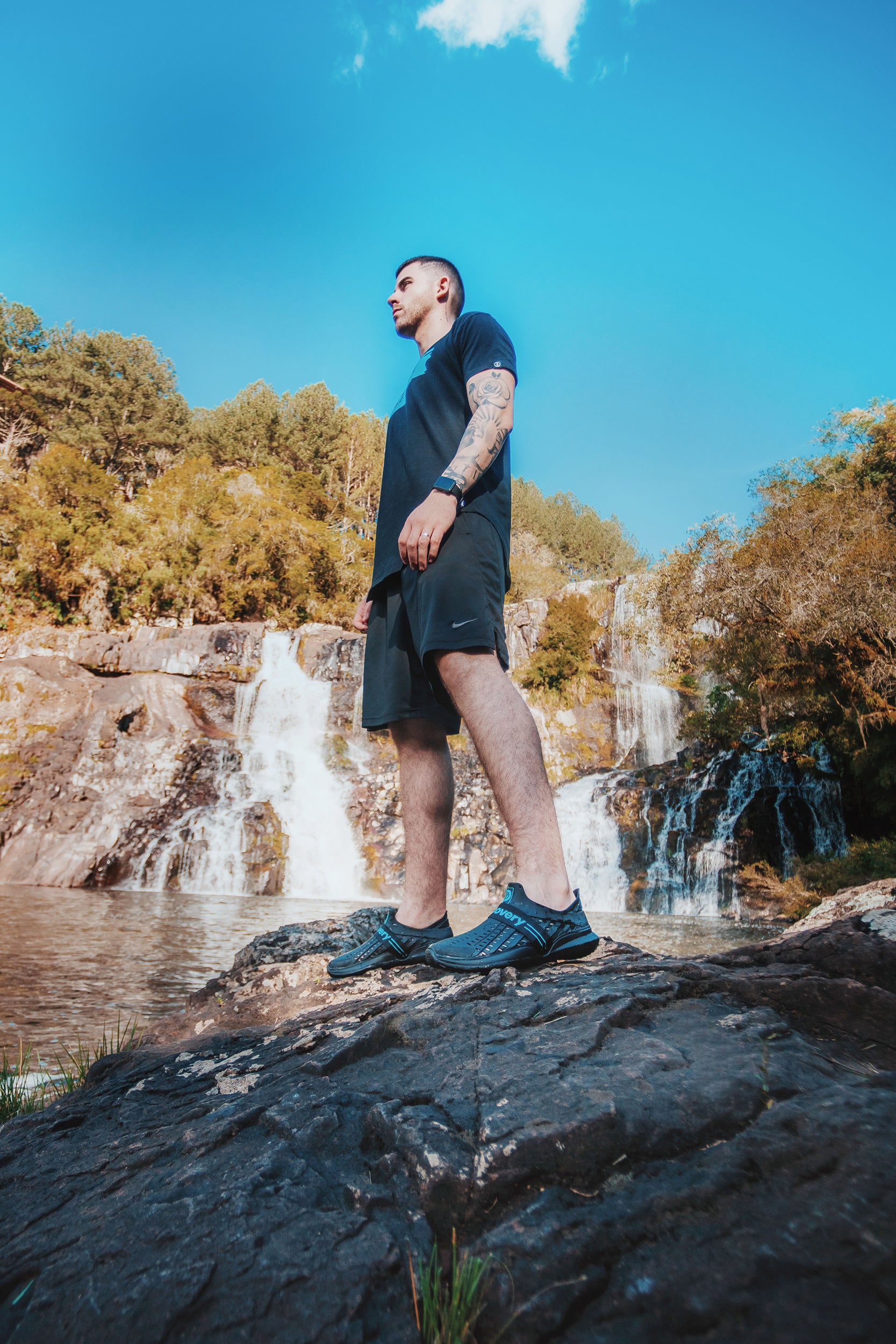 Evo Negro / Turquesa