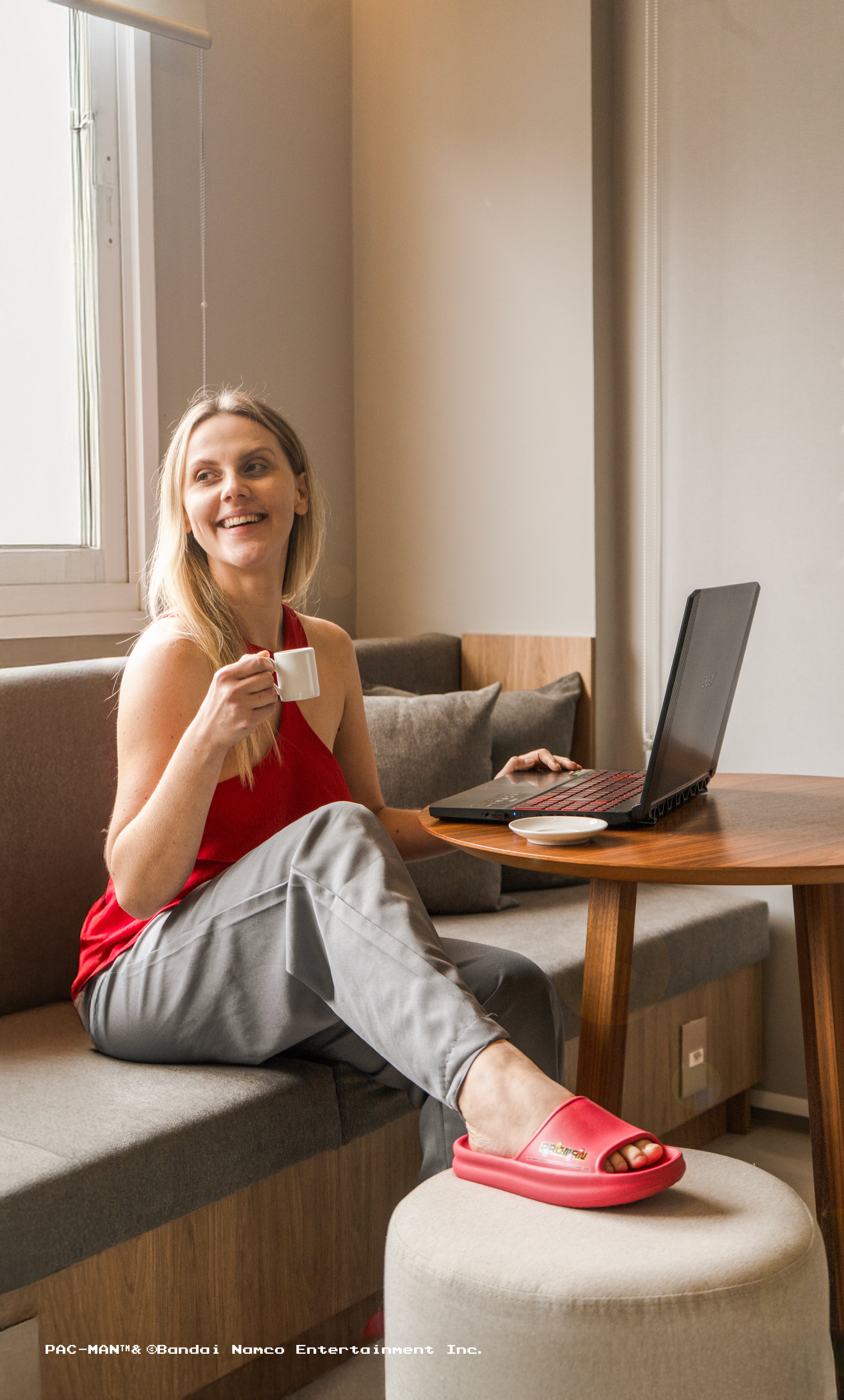 Sandalia Vibe Goiaba